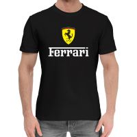 Ferrari Logo T-shirt 1 2 3 4 5 6 7 Mens T-shirt S~3XL can be worn by both men and women. mens t-shirt black t-shirt