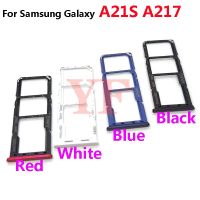 สำหรับ Samsung Galaxy A21S A217 A20E A202 A202F A202DS ซิมช่องเสียบบัตรที่ใส่ถาดซ็อกเก็ตซิมเครื่องอ่านการ์ด LKT37123อะไหล่ทดแทน