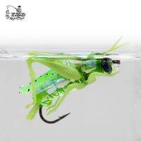 【hot】✿ Grasshopper Flies Dry Fly Fishing 4pcs/12pcs Insect Baits Carp Trout Muskie Tying Material Flyfishing