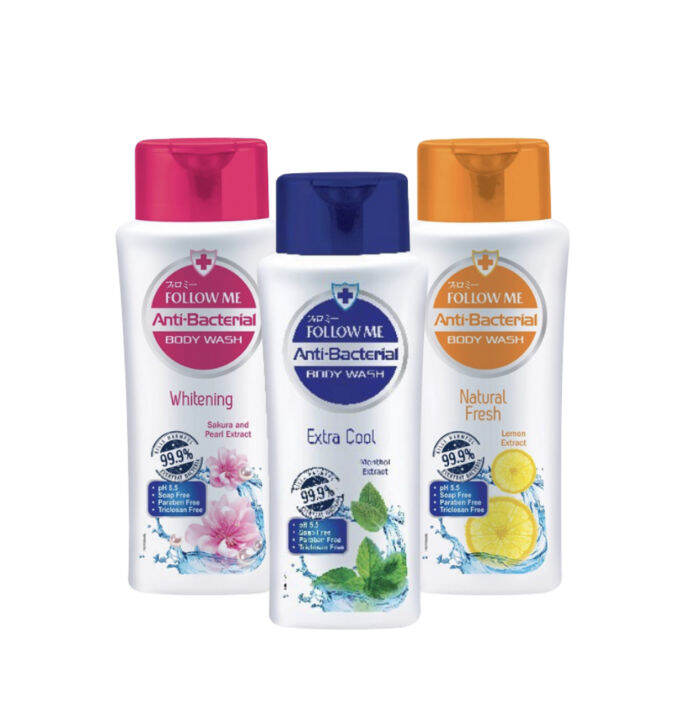 [Bundle of 2]🔥FOLLOW ME AntiBacterial Body Wash Natural Fresh / Extra