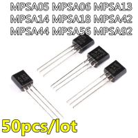 50 ชิ้น MPSA05 MPSA06 MPSA13 MPSA14 MPSA18 MPSA42 MPSA44 MPSA56 MPSA92 Triode A05 A06 A13 A14 A18 A42 A44 A56 A92 TO-92