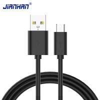 Jianhan สายแบนชาร์จไมโคร Usb สำหรับชาร์จ1M 2.4A สายซิงค์ Huawei Xiaomi ข้อมูลมือถือซัมซุง2M เร็ว