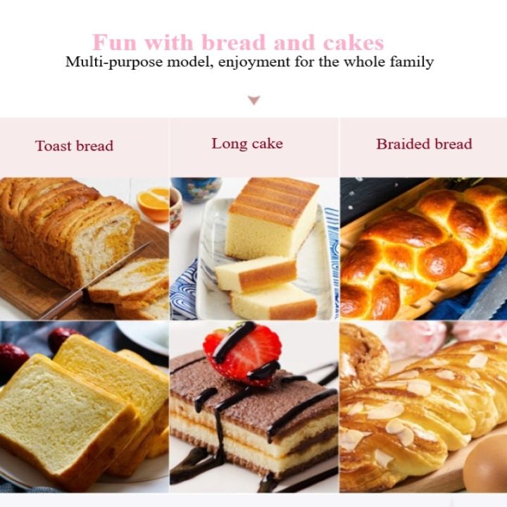 silicone-cake-molds-square-cake-mould-diy-easy-release-toast-plate-high-temperature-resistance-bread-pan-toast-bread-mold