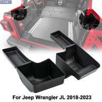 Wheel Well Storage Bin ด้านหลัง Trunk Organizer กล่องเก็บถาดรถอุปกรณ์เสริมสำหรับ Jeep Wrangler JL 2018 2019 2020 2021 2022 2023