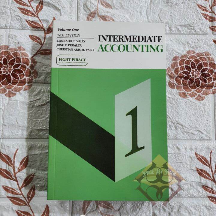 Intermediate Accounting Volume 1 By;Valix | Lazada PH