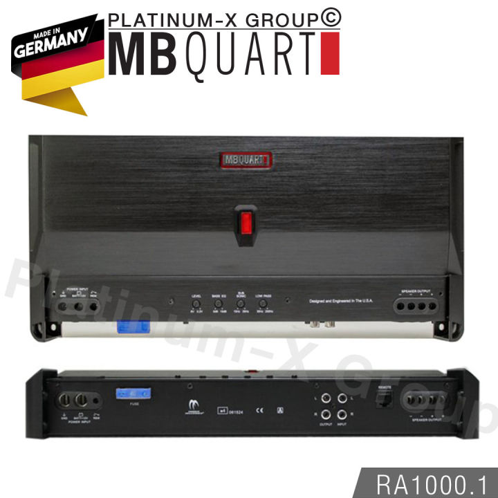 mb-quart-ra1000-1-power-amplifier-class-d-max1000w-เพาเวอร์-แอมป์-พาวเวอร์-แอม-แบรนด์เยอรมันแท้-เครื่องเสียงรถ-เครื่องเสียงรถยนต์