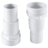 2 PCS Hose Adapter 1-1/2Inch and 1-1/4Inch Male 3-Way Washer Hose Connection for Hot Tubs Swimming Pool Hose Connector