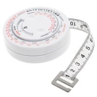 {QQL Hardware Tools} ค่า BMI ร่างกายเทปดัชนีมวลกายแบบยืดหดได้เครื่องคิดเลขขนาด150ซม. ไดเอทลดน้ำหนักเครื่องมือวัด