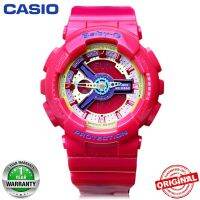 (New)Casio Baby-G BA110 Black Pink Wrist Watch Women Sport Watches Hot Sale