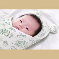 OMG* Newborn Pure Cotton Hooded Blanket Warm Soft Swaddle Sleeping Bag Stroller Wrap