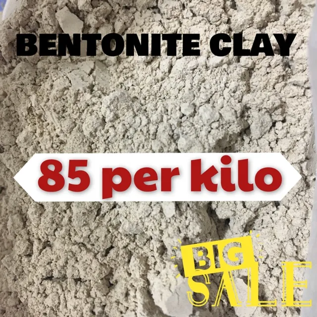 Bentonite Clay 1 kilo 85 pesos Lazada PH