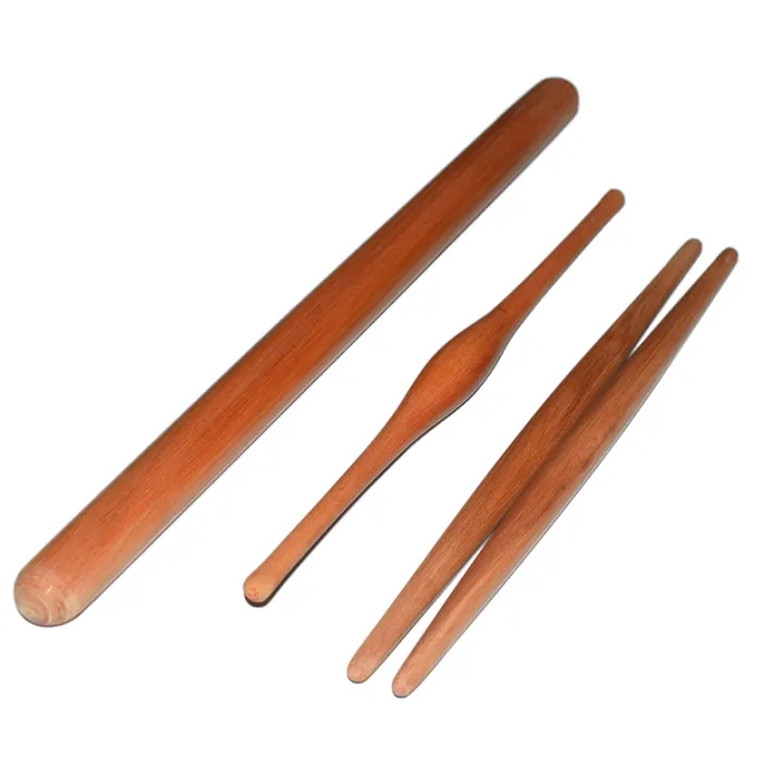 Home real wood jujube dumpling skin rolling pin size steamed buns ...