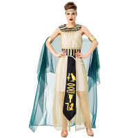 ? Popular Clothing Theme Store~ Adult Halloween Costume Cleopatra Dress Ancient Egyptian Style Old Costume Goddess Cloak Dress Annual Party