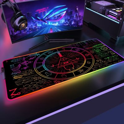 ㍿❃✇ Large RGB Mouse Pad xxl Gaming Accessories Mousepad LED Light Mause Pad Gamer Mouse Carpet Big Keyboard Desk Mat Backlit Rug