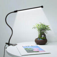 LED Clip-On โคมไฟตั้งโต๊ะ Eye Protection 360 ° พวงมาลัย3สีอ่อน10 Brightnesses Infiniy Dimmable 2M ความยาวสายเคเบิล5W USB Po