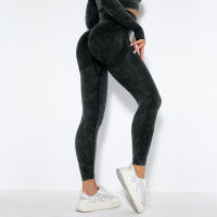 เอวสูง Scrunch Butt Gym Leggings Booty Lifting Leggings ไม่มีรอยต่อสำหรับเสื้อผ้าผู้หญิงฟิตเนส Push Up กางเกงโยคะออกกำลังกายแน่น...