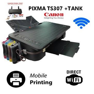 Canon Pixma TS307 Wireless Printer with Smartphone Copy พร้อมติดแท้งค์