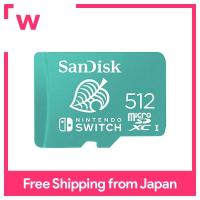 การ์ด Micro SD XC SanDisk สำหรับ Nintendo Switch 512GB SDSQXAO-512G-GNCZN ทางข้ามของสัตว์