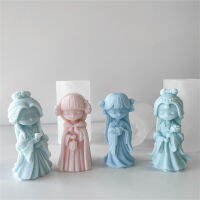 Soap Mould Ornaments Home Decoration Love Deep Unknown Resin Crafts Mold DIY Handcraft Tools Painted Plaster Doll