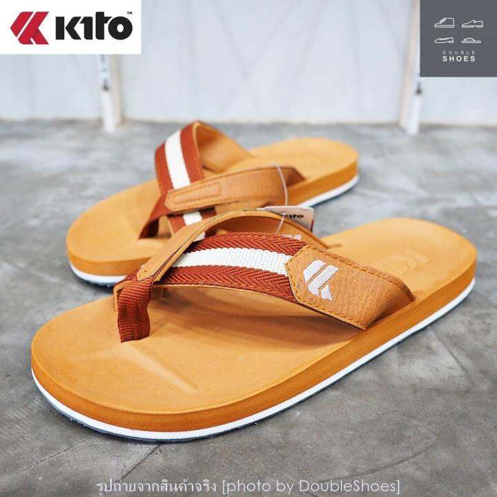 kito-รองเท้าแตะแบบหนีบ-พื้นยางพารา-รุ่น-aa47-สีแทน-ไซส์-40-43