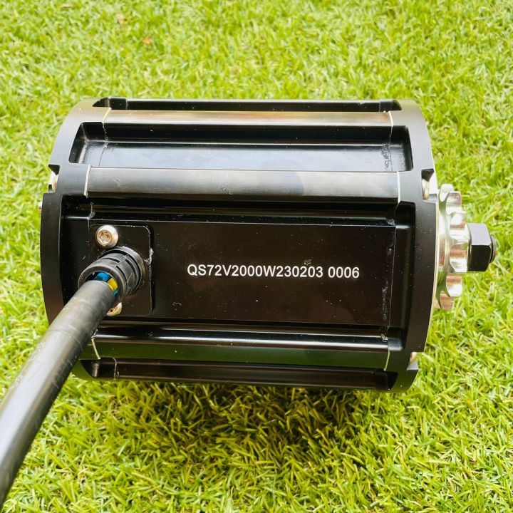 มอเตอร์qs-72v2000w-สำหรับรถไฟฟ้า-ถอดหัวเฟืองออกได้-กล่อง-fardriver-nd72240