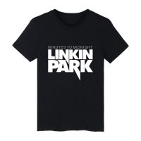 HGJ เสื้อยืดแขนสั้น ผ้าฝ้าย ทรงหลวม พิมพ์ลาย Rock Music Linkin Park พลัสไซซ์ สําหรับผู้ชาย และผู้หญิง ไซซ์ 4XL 1892E