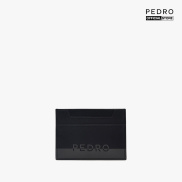 PEDRO - Ví đựng thẻ nam chữ nhật Leather PM4-25940095-01