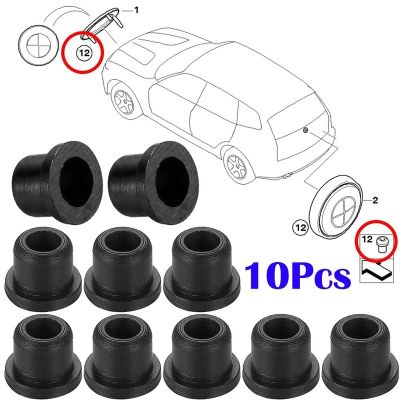 10ชิ้นโลโก้ฝากระโปรงรถสัญลักษณ์ลำต้นคลิปเก็บสายสำหรับ BMW 3 5 7 E32 E34 E36 E38 E39 E46 E53 E60 E65 E66 E90 M3 M5 51141807495