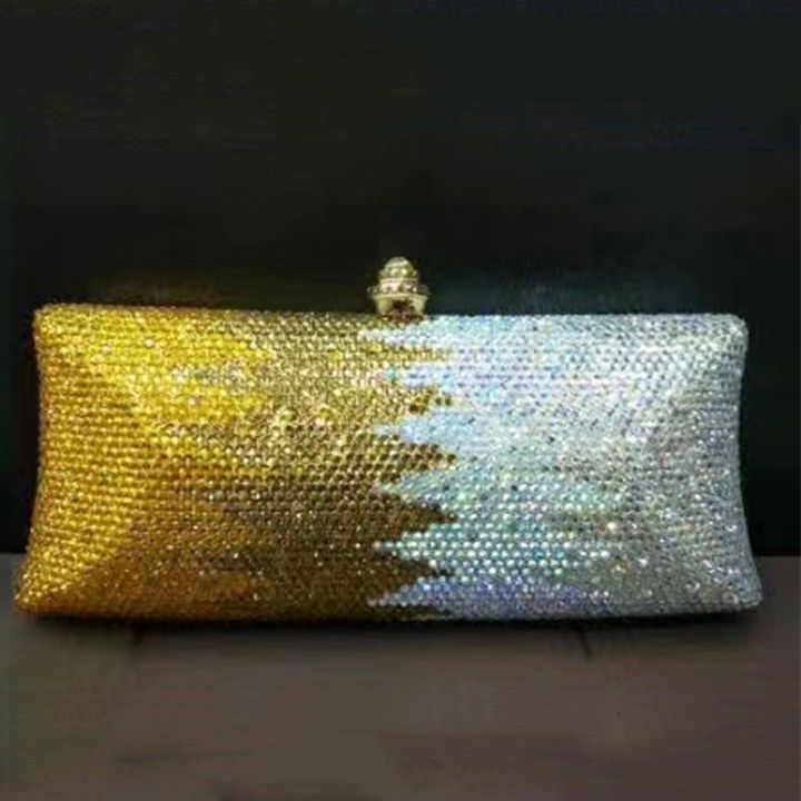 กระเป๋ากระเป๋าถืองานเลี้ยงกลางคืนสีม่วง-เงินที่ดีที่สุดกระเป๋าสตางค์สำหรับงานแต่ง-xiyuan-ผู้หญิง-minaudiere-ขนาดเล็ก