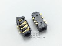 20pcs/3.5 Earphone socket Audio socket PJ-393 7 Pin 4 sections SMD Belt column Headset Female seat PJ-382