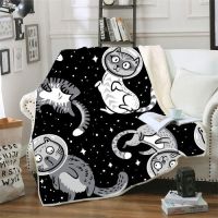 60inchx40inch Cartoon Black Cat Blanket Cartoon Anime Blanket Soft Warm Bed Sofa Blanket