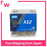 โซ่ X12 KMC สำหรับ12Speed/12S/12Speed/12Speed 126Links (ทอง/ดำ)