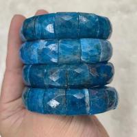 Monaffascinanti Del Bracaccialto Naturale A Pietra Preziosa Del Braccialto Blu E Perle Di Pietra Apatite Per La Donna Per Il Regalo Ingrosso!