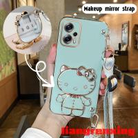 เคส X4กันกระแทก POCO 5G 2022เคสนิ่มซิลิโคนชุบโลหะด้วยไฟฟ้าฝาครอบกันชนป้องกันเรียบสายดีไซน์ใหม่แนวทแยงสายคล้องแขวน DDWDKT01