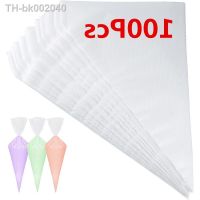 ✌ LMETJMA 100 Pcs Piping Bags Upgraded Anti-Burst Disposable Icing Piping Pastry Bags For All Size Tips and Couples JT128