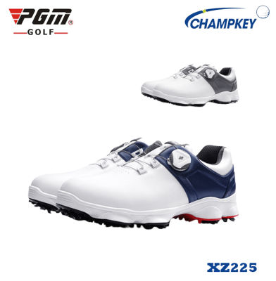 Champkey รองเท้ากอล์ฟสำหรับผู้ชาย PGM ระบบผูกเชือกอัตโนมัติ (XZ225) Auto Golf Shoe Men Size EU : 40-44