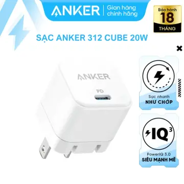Củ sạc Anker 1C1A/20W Trắng (White ...