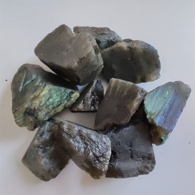 Natural Colorful Labradorite Crystal Original Moonstone Moonlight Stone Healing Crystals Optical Energy Mineral Rock for Decorat