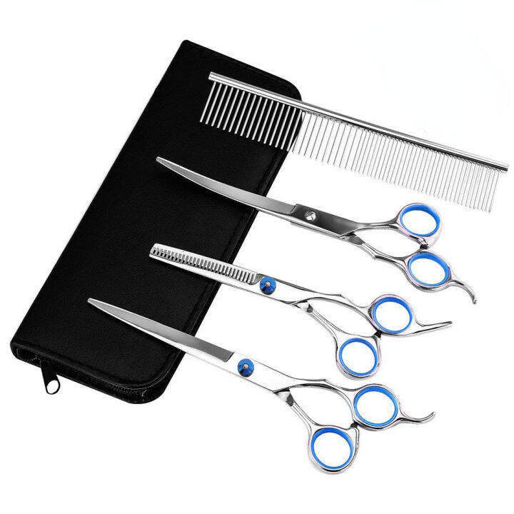 Barber Scissors Hair Cutting Scissors Set Professional Hairdressing ...