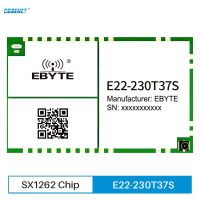 CDSENET 230MHz 37dbm E22-230T37S โมดูล RF ไร้สาย Lora ระยะทางไกล25Km พลังงานต่ำกว่า LBT RSSI Watchdog SMD Stamp Hole