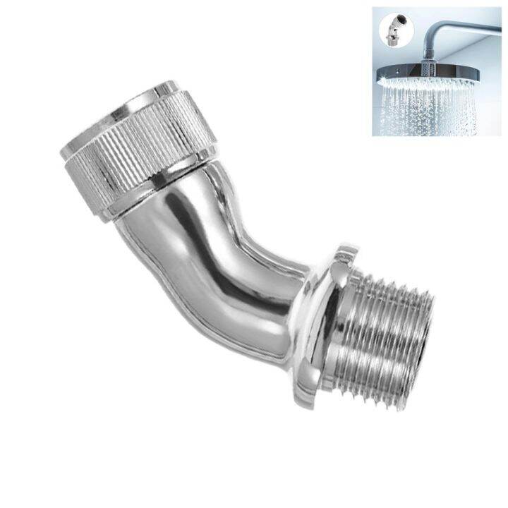 Adjustable Shower Elbow Adapter Bathroom Corrosion Resistance Female To