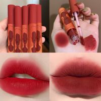 6 Colors Nude Liquid Lipsticks Waterproof Velvet Matte Lip Gloss Long Lasting Non stick Cup Lip Tint Makeup Pigment Cosmetics