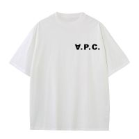 Rainbow APC Printed T Shirt for Men 100% Cotton Casual Short Sleeve Unisex Classic T-shirts Women Summer Clothing