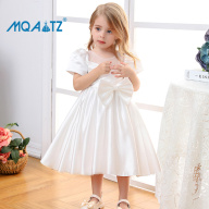 MQATZ Đầm Sinh Nhật 1 Tuổi Đính Nơ Lớn Trang Phục Cho Bé Gái Quần Áo Đầm Công Chúa Tiệc Rửa Tội Quần Áo Trẻ Em Trang Phục Dự Tiệc Tay Ngắn L2061XZ thumbnail
