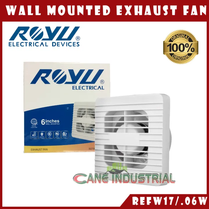 ROYU Wall Mounted Exhaust Fan 6 Inches Lazada PH