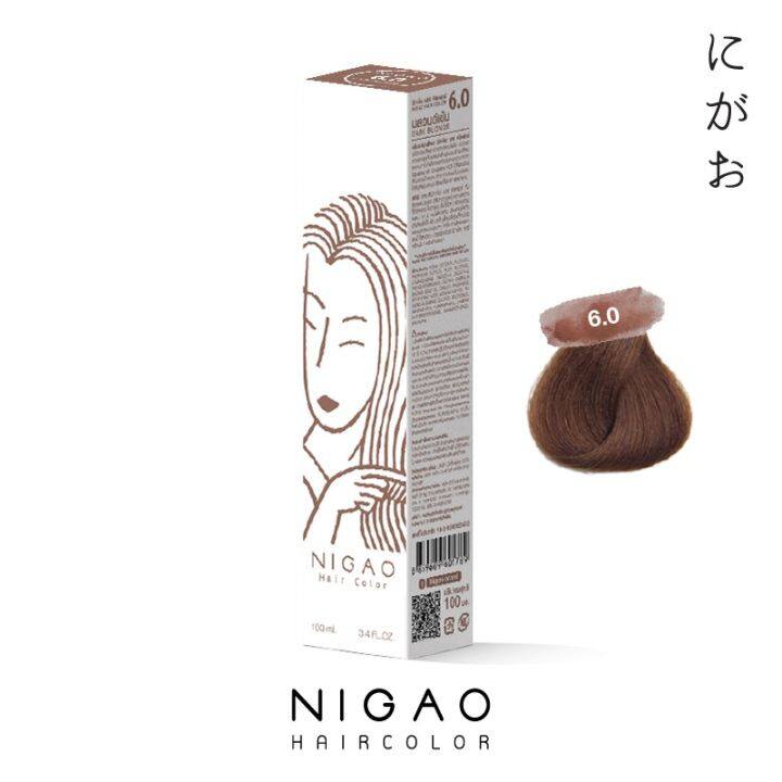 โทนธรรมชาติโฉมใหม่-สีย้อมผม-nigao-นิกาโอะ-ไม่มีแอมโมเนีย-กลิ่นหอม-100มล-กลิ่นไม่ฉุน