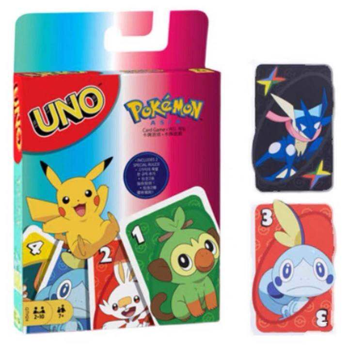 uno-pokemon-108-pcs-การ์ดเกมเกมกระดานของเล่นสำหรับของขวัญเด็ก-รวม-2-กฎพิเศษ