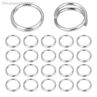 100pcs 316L Stainless Steel Split Ring Double Loop Open Jump Ring Connector for Jewelry Making DIY Keychain Accessories Supplies