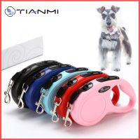 「PAPI PET」 TIANMI 3เมตร5เมตรอุปกรณ์สุนัขจูงทนทานอัตโนมัติหดเดินวิ่งจูงตะกั่วขยายสุนัขแมวผลิตภัณฑ์สัตว์เลี้ยง