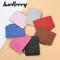 【CW】☾  New Fashion Men/Women ID Card Holders Business Credit Holder Leather Bank Organizer Wallet